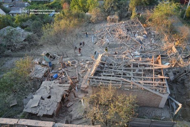 Росія масовано атакувала Запоріжжя: двоє загиблих, серед них ветеран війни